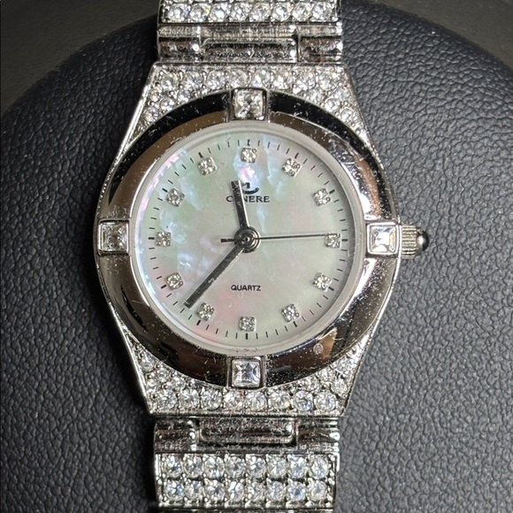 Cenere New York WORKING Watch Bling Rhinestone Stainless Steel main image 5